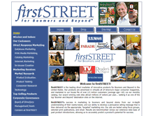 Tablet Screenshot of firststreetinc.com